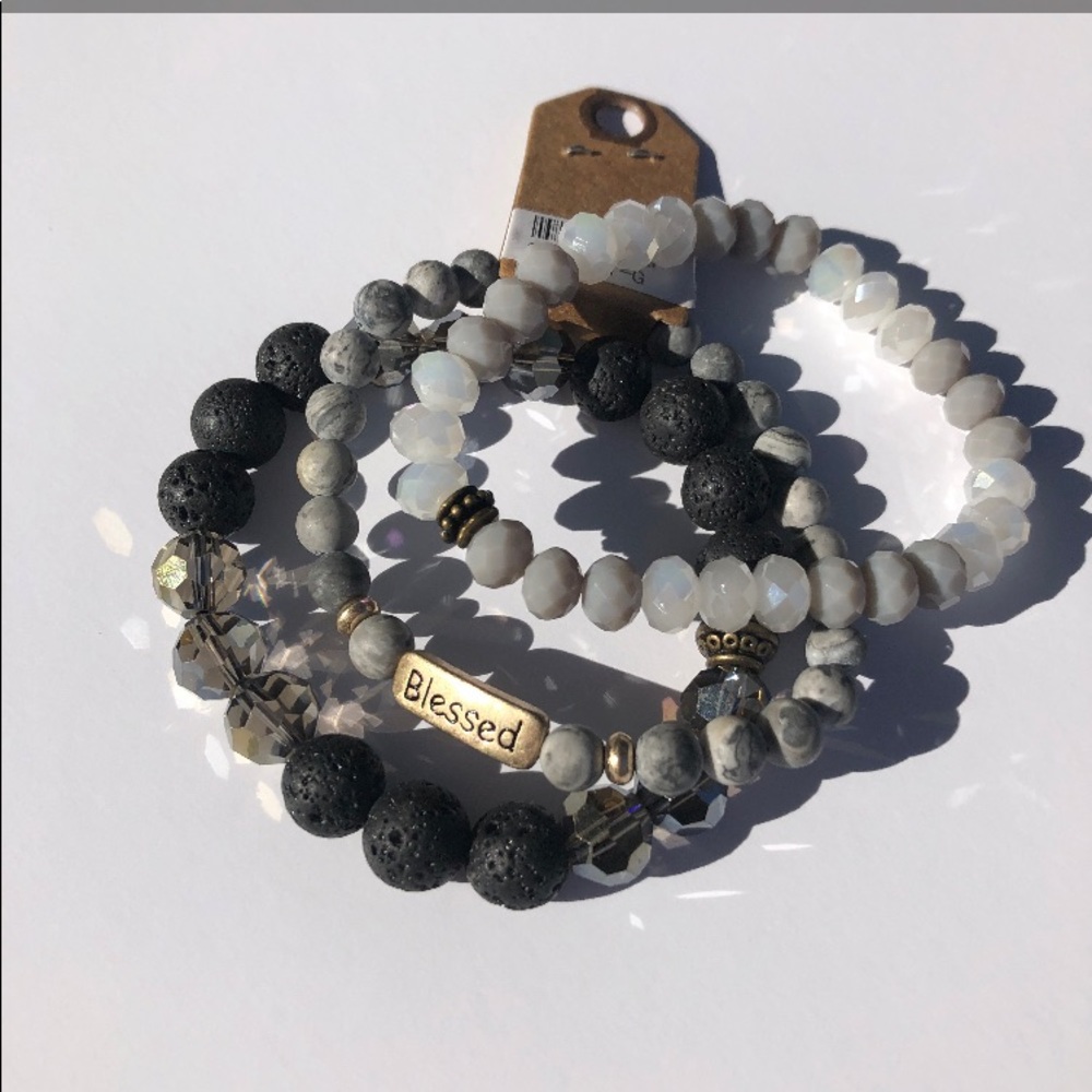 Three Set of Stone Beads